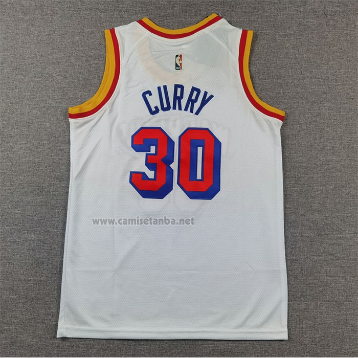 Camiseta Nino Golden State Warriors Stephen Curry #30 Classic 2024-25 Blanco
